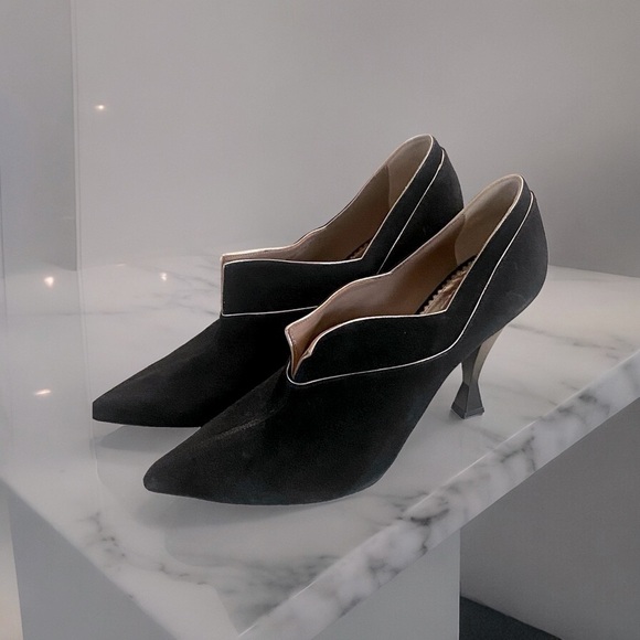 Giorgio Armani black suede size 39/9 made in Italy - Picture 6 of 15